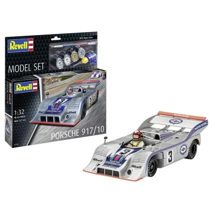 Сборная модель Revell набор автомобиль Porsche 917/10, уровень 4, 1:32 (RVL-67738) изображение 2