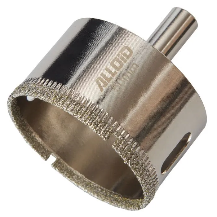 Сверло Alloid Base, корончате, алмазне, по склу та кераміці, 50мм (GS-50050)