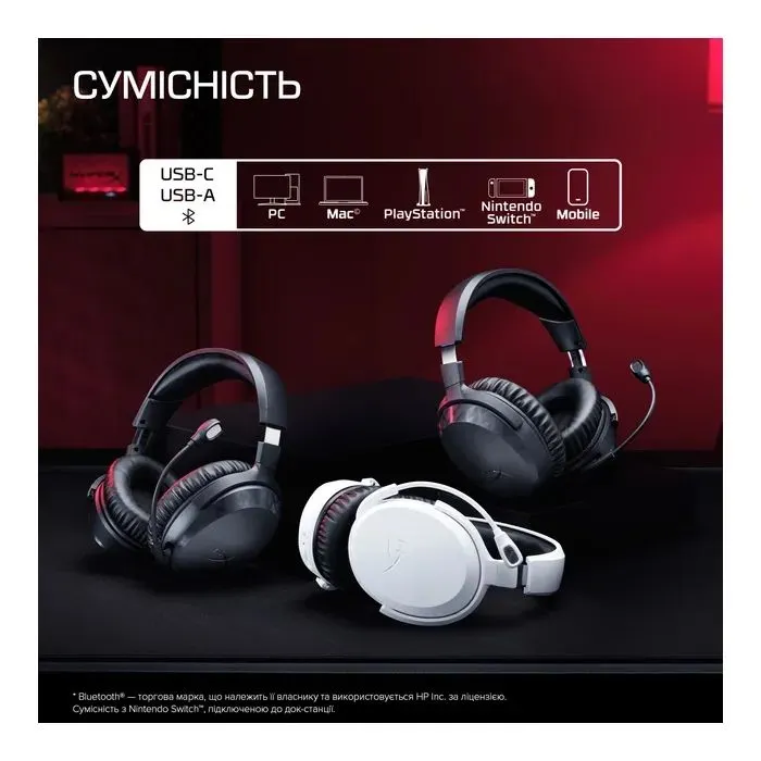 Наушники HyperX Cloud Stinger 3 Wireless Black (BS1T8AA) изображение 12