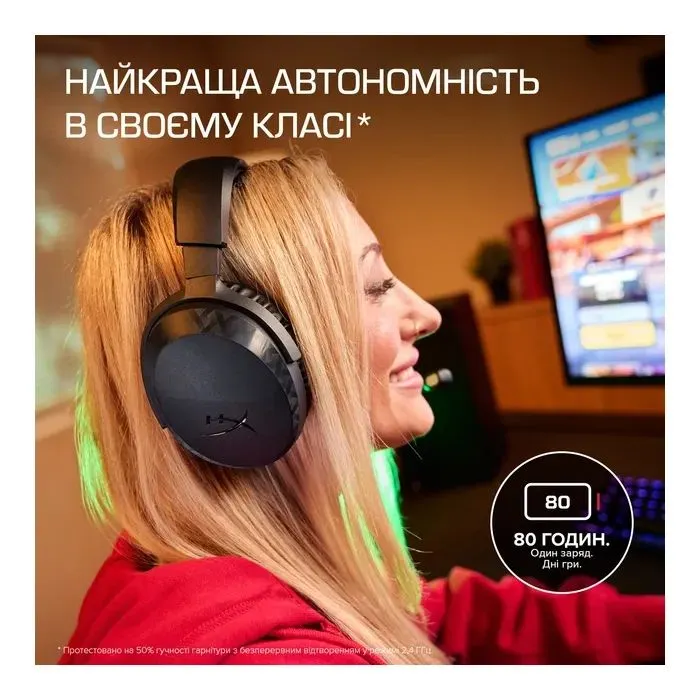 Наушники HyperX Cloud Stinger 3 Wireless Black (BS1T8AA) изображение 9