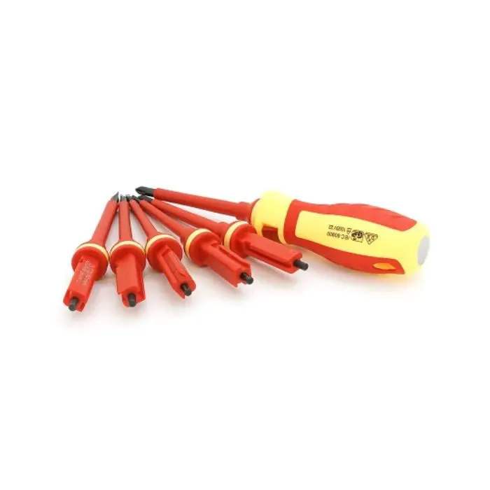 Отвертка Voltronic с насадками, 6 в 1, диэлектрическая, с индикатором, CRV, Box (М616) изображение 3