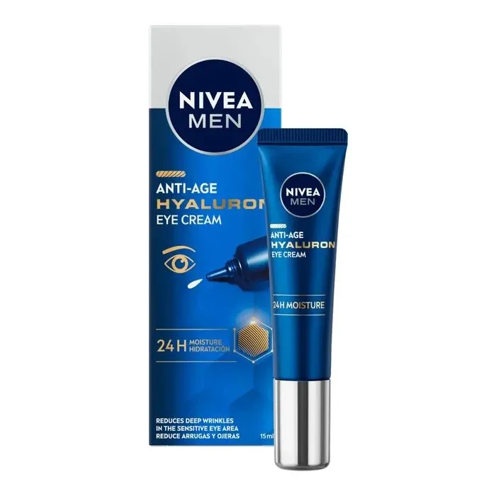 Крем для кожи вокруг глаз Nivea MEN Anti-Age Hyaluron Eye Cream 15 мл (4005900822529)