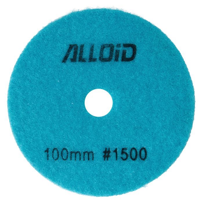 Круг зачистной Alloid Pro, алмазный, шлифовальный, на липучке, 100мм, зерно 1000 (DD-63289)