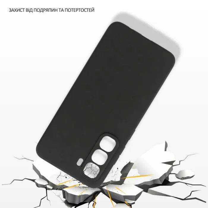Чехол для мобильного телефона BeCover Silicone Infinix Hot 70 (X6895B) Black (716047) изображение 4