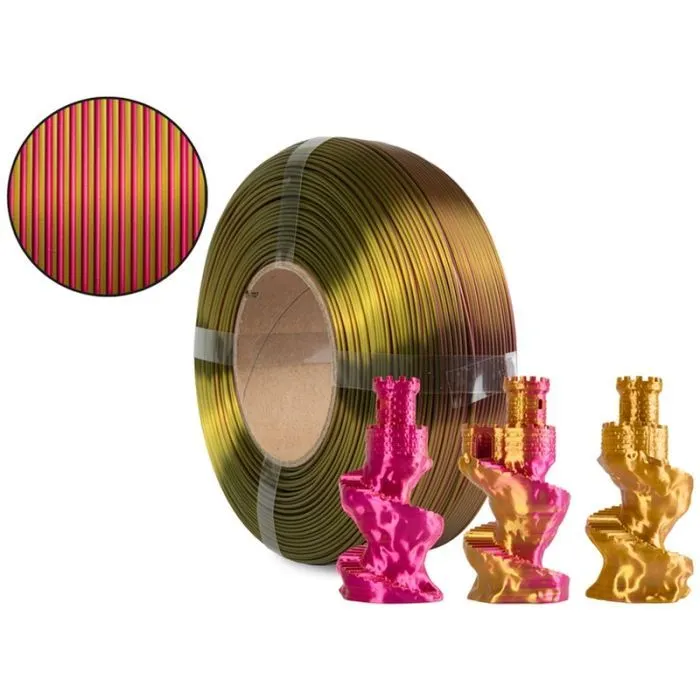 Пластик для 3D-принтера Spectrum PLA Magic Silk ReFill 1.75mm 1kg Golden Berry (81426) изображение 3
