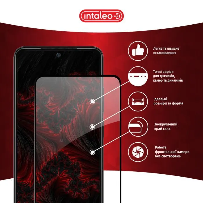 Скло захисне Intaleo Full Glue Xiaomi Redmi Note 11 Pro Black (1283126522680) зображення 3