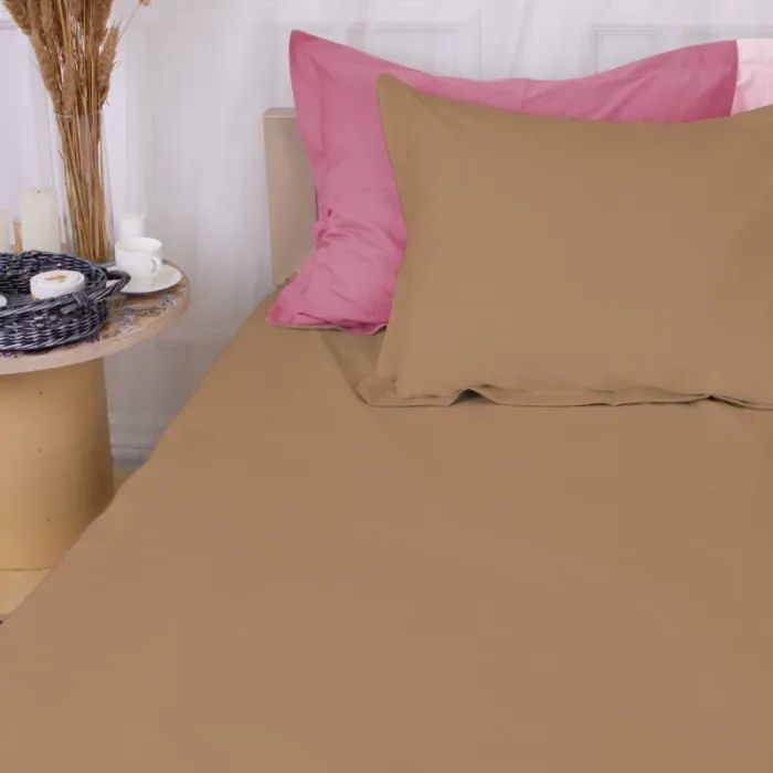 Постільна білизна MirSon Poplin Line 015 + 041 Honey 200 x 220 (2200006281306) зображення 4