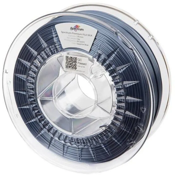 Пластик для 3D-принтера Spectrum PLA Silk 1.75mm 1kg, Blue, Sapphire (80265)