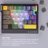 Клавиатура Ajazz AK029 Ice Island Magnetic Switch USB UA Black/Yellow (AK029-I-BY) изображение 14