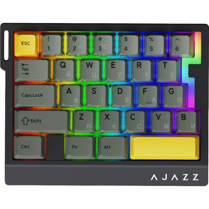 Клавіатура Ajazz AK029 Ice Island Magnetic Switch USB UA White/Blue (AK029-I-WB)