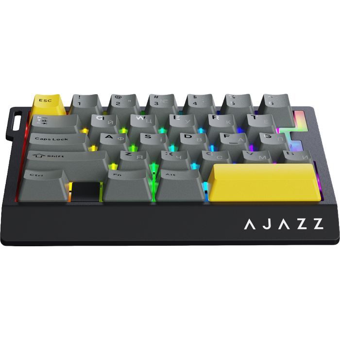 Клавіатура Ajazz AK029 Ice Island Magnetic Switch USB UA White/Blue (AK029-I-WB) зображення 2