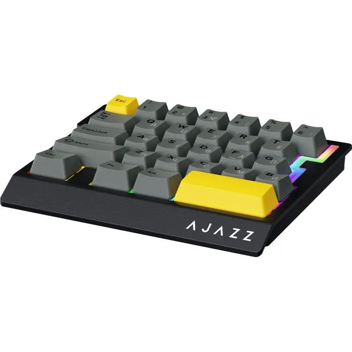 Клавиатура Ajazz AK029 Ice Island Magnetic Switch USB UA Black/Yellow (AK029-I-BY) изображение 3