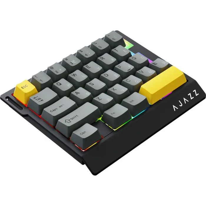 Клавиатура Ajazz AK029 Ice Island Magnetic Switch USB UA Black/Yellow (AK029-I-BY) изображение 5