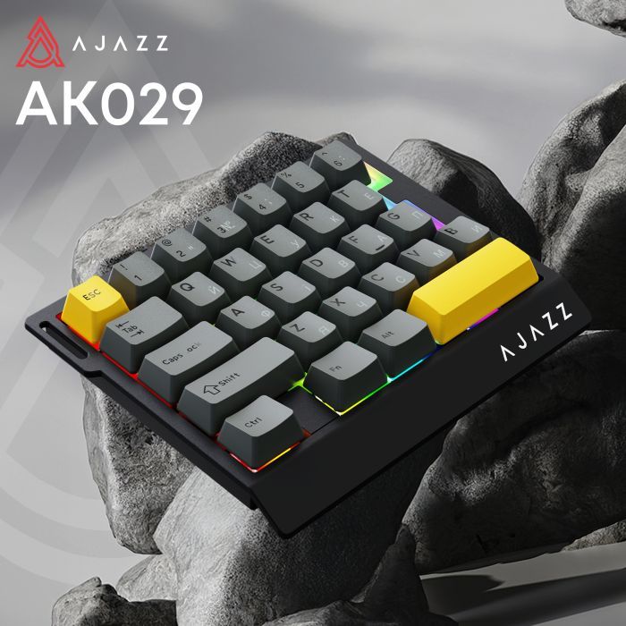 Клавіатура Ajazz AK029 Ice Island Magnetic Switch USB UA White/Blue (AK029-I-WB) зображення 6