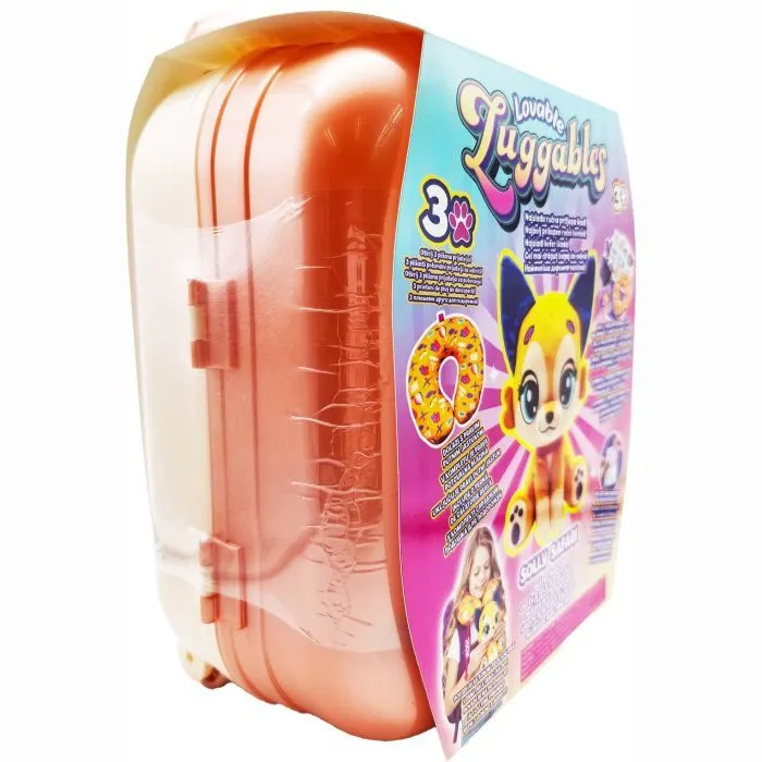 Игровой набор Lovable Luggables Мягкая игрушка Solly с подушкой и чемоданчиком (815887029507) изображение 4