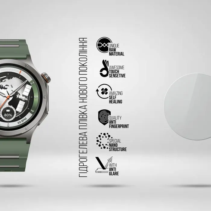 Плівка захисна Armorstandart Matte hydrogel OnePlus Watch 4 6 pcs (ARM94039) зображення 2