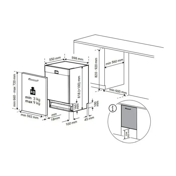 Посудомоечная машина Beko BDIN38542P изображение 10