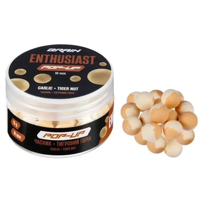 Бойл Brain Enthusiast Pop-Up Garlic-Tiger Nut (Часник-Тигровий горіх) 10mm 15g (1858.11.94)