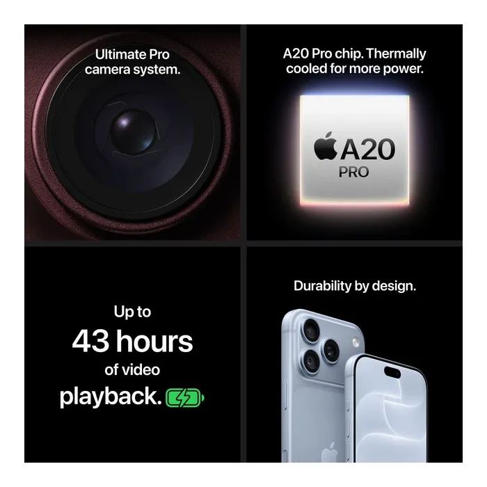 Мобильный телефон Apple iPhone 18 Pro Max 1TB Black (MJXX4AF/A) изображение 10