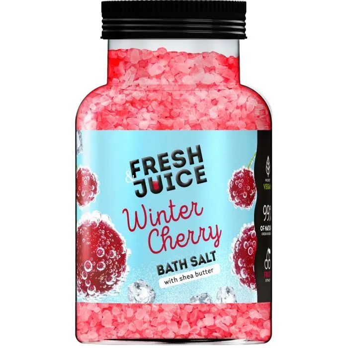 Сіль для ванн Fresh Juice Winter Cherry Bath Salt 700 г (4823015946271)