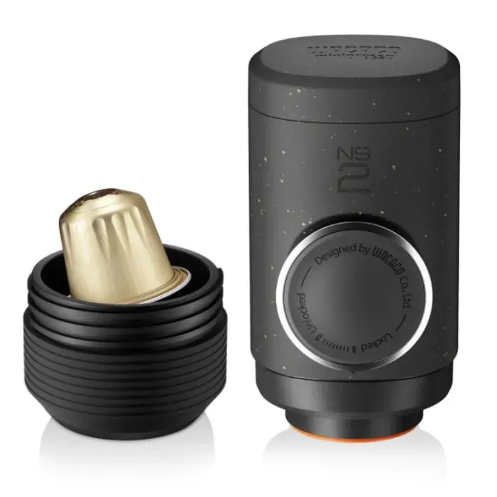 Портативна кавоварка Wacaco Minipresso NS2 чорна (WMININS2BL) зображення 3