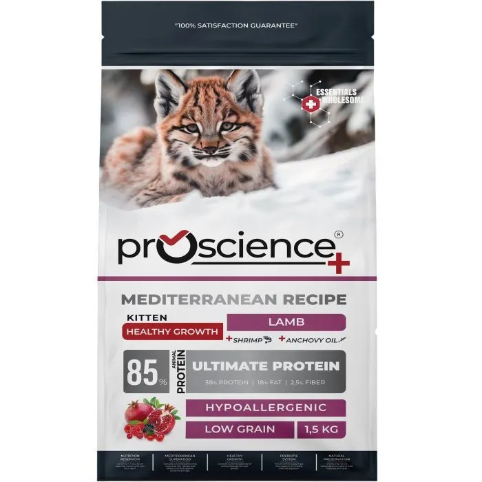 Сухий корм для кішок ProScience Kitten Lamb 1.5 кг (8694686407547)