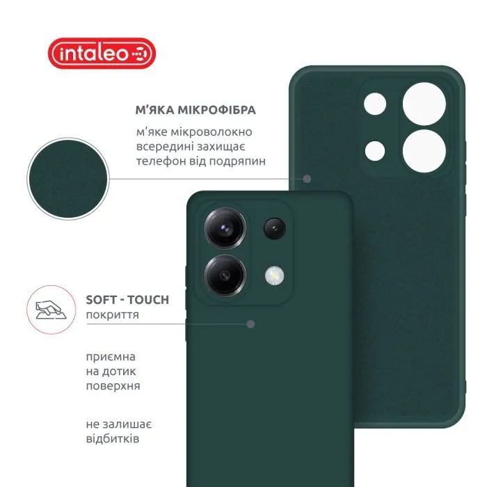 Чохол до мобільного телефона Intaleo Silicone Poco X6 Dark Grey (1283126600456) зображення 5