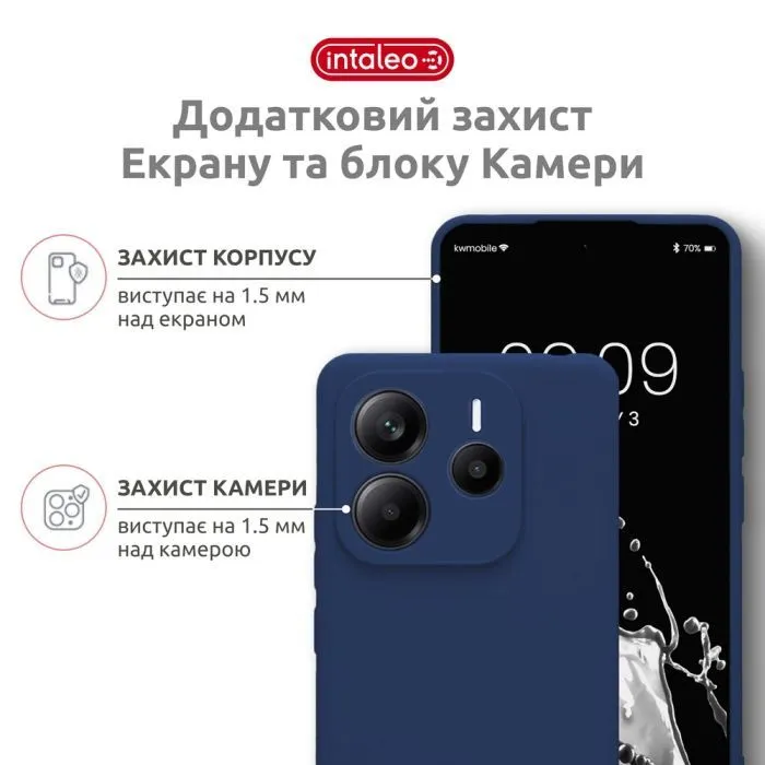 Чохол до мобільного телефона Intaleo SoftShell Xiaomi Redmi Note 14S 4G Blue (1283126631344) зображення 3