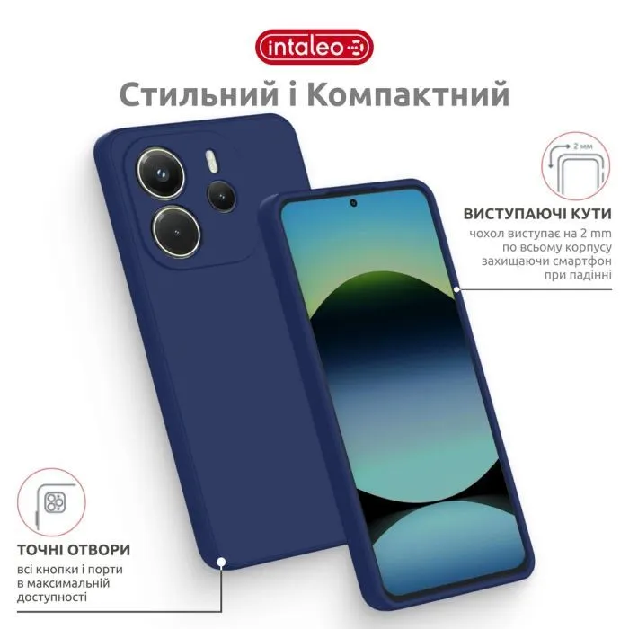 Чохол до мобільного телефона Intaleo SoftShell Xiaomi Redmi Note 14S 4G Blue (1283126631344) зображення 4