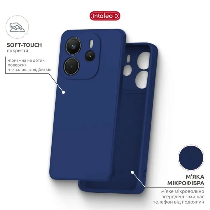 Чохол до мобільного телефона Intaleo SoftShell Xiaomi Redmi Note 14S 4G Blue (1283126631344) зображення 5
