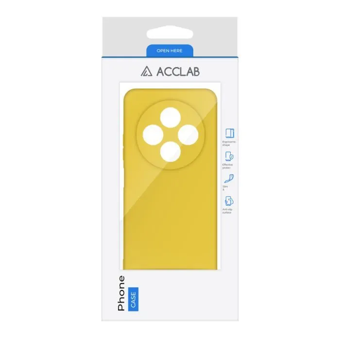 Чохол до мобільного телефона ACCLAB Silicone Xiaomi Redmi 14C 4G Yellow (1283126617034) зображення 2