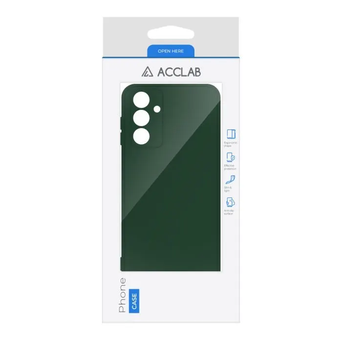 Чохол до мобільного телефона ACCLAB SoftShell Samsung Galaxy A24 Dark Green (1283126586873) зображення 2