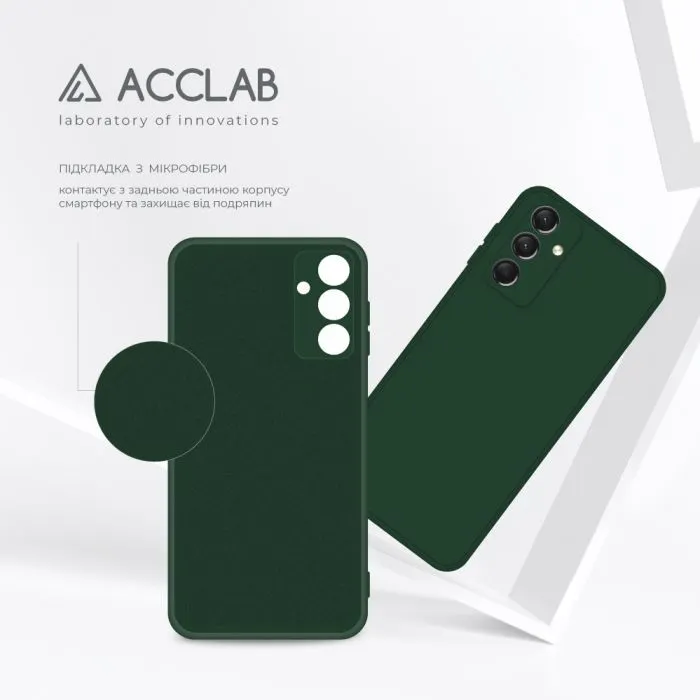 Чохол до мобільного телефона ACCLAB SoftShell Samsung Galaxy A24 Dark Green (1283126586873) зображення 5