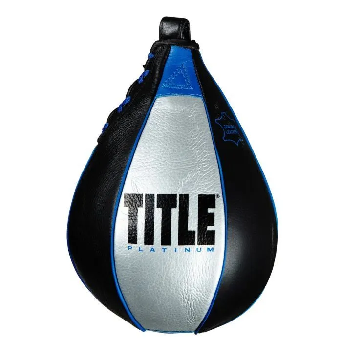 Груша боксерська Title Platinum Perilous Speed Bag Silver/Black (PPSSB M SV/BK)