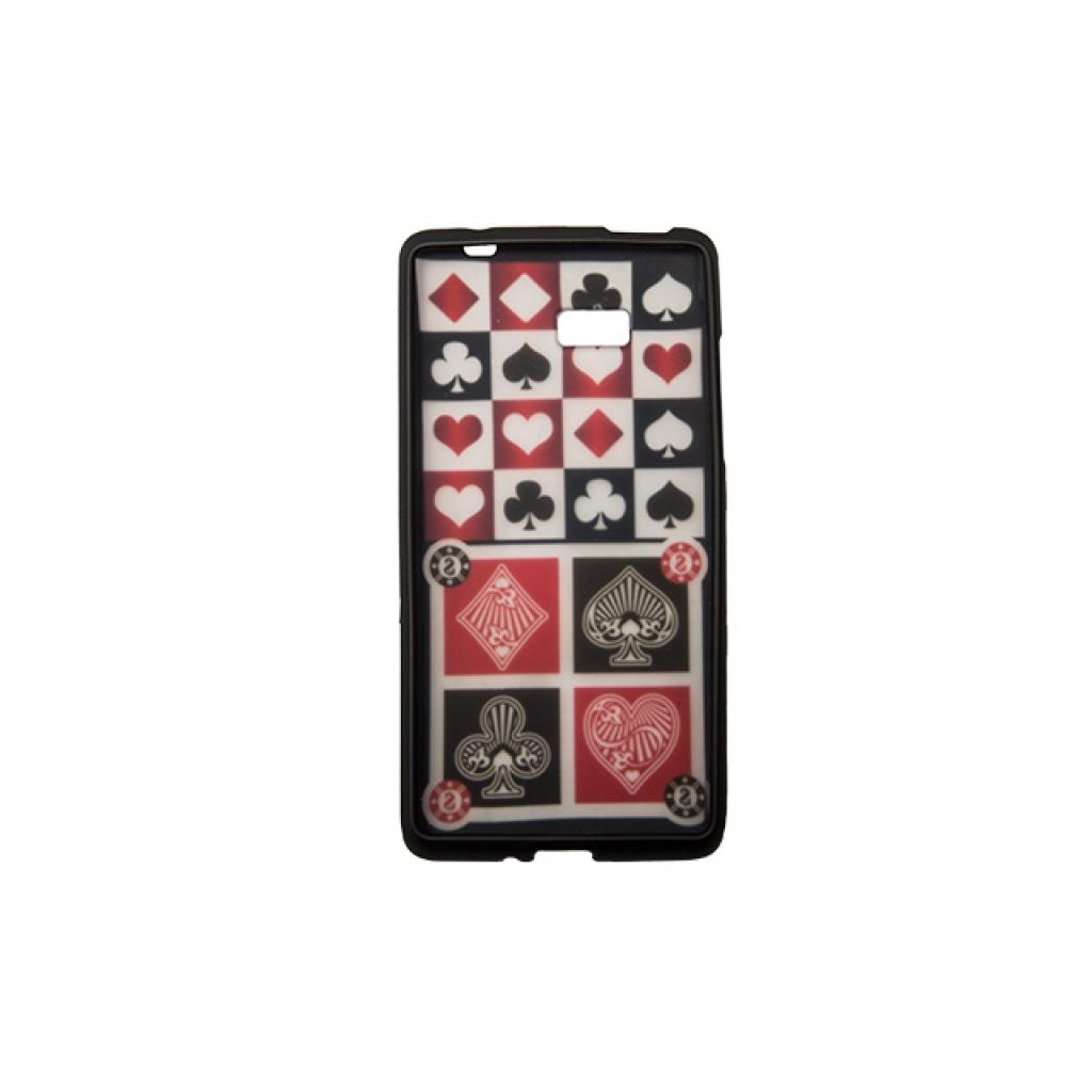 Чохол до мобільного телефона Drobak для HTC Desire 600 /Suits/Elastic PU (218875)