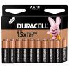 Батарейка Duracell AA лужні 18 шт. в упаковці (5000394107519 / 5006192) изображение 2