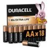 Батарейка Duracell AA лужні 18 шт. в упаковці (5000394107519 / 5006192)