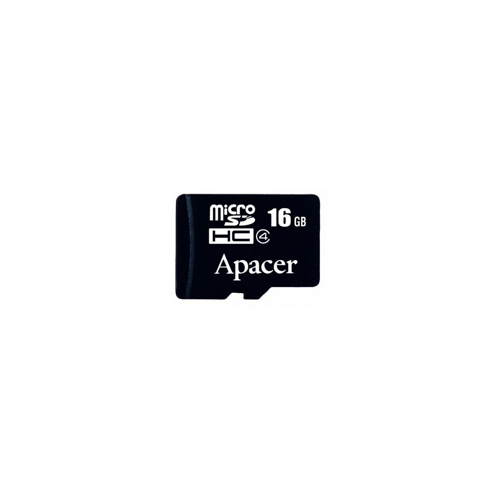 Карта пам'яті Apacer 16GB microSDHC Class4 w/o Adapter RP (AP16GMCSH4-RA)