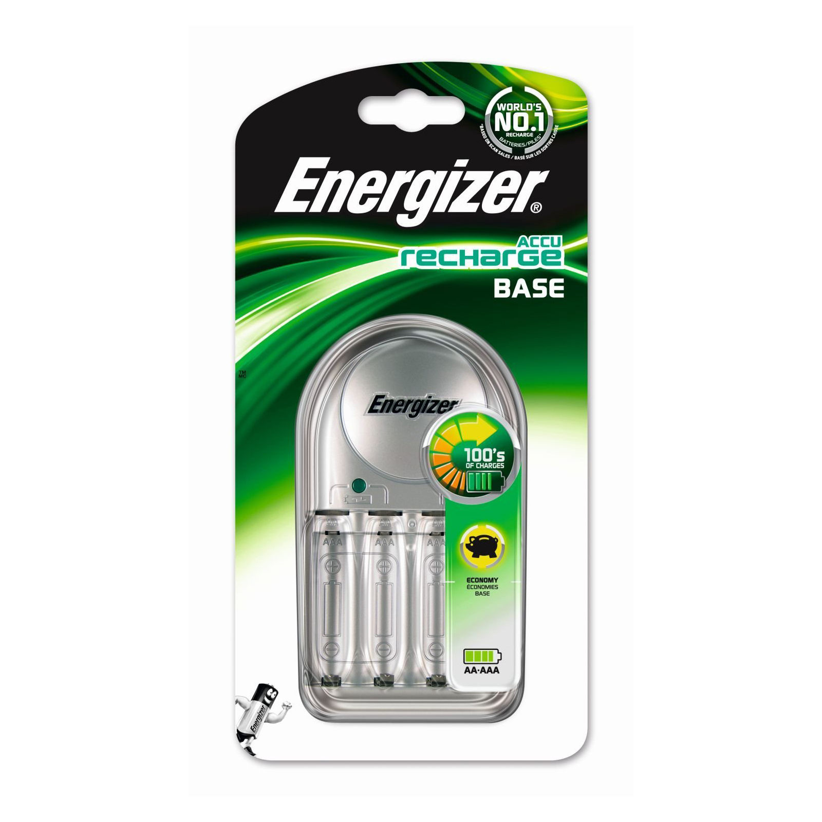 Зарядний пристрій для акумуляторів Energizer BASE Charger (7638900314885)
