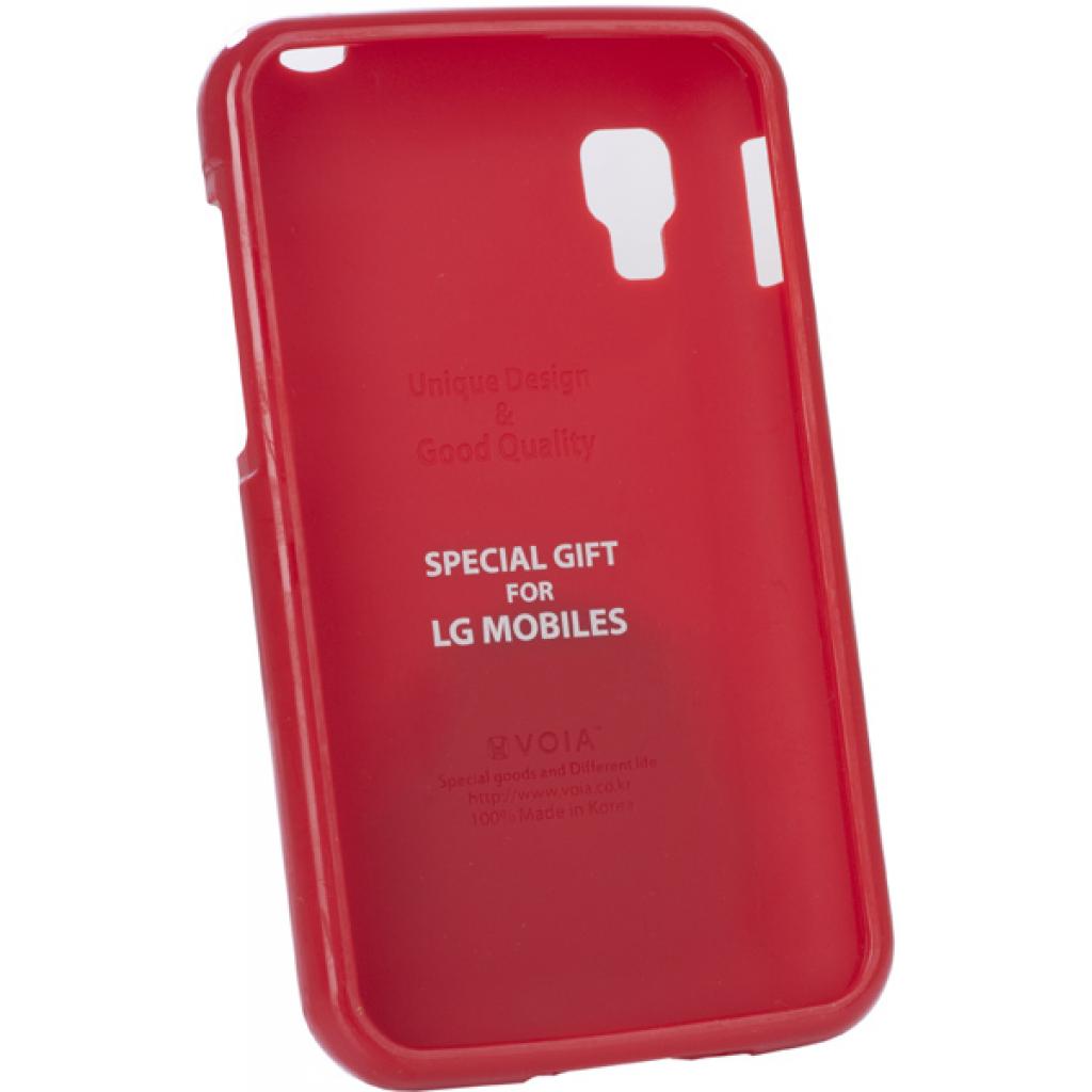 Чохол до мобільного телефона Voia для LG E445 Optimus L4II Dual /Jelly/Red (6068196)