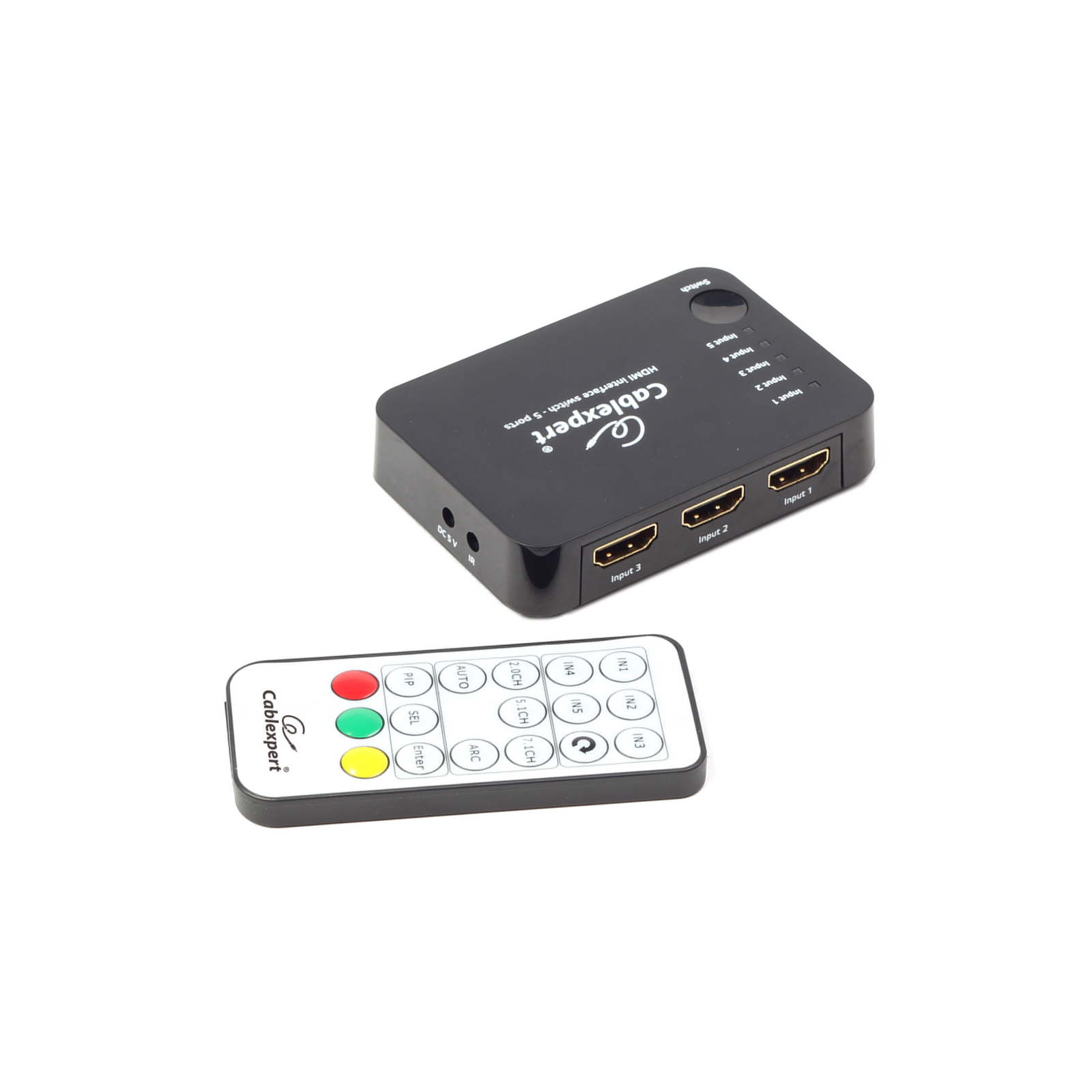 Комутатор відео Cablexpert HDMI, (5 вх, 1 вых) (DSW-HDMI-52) зображення 2