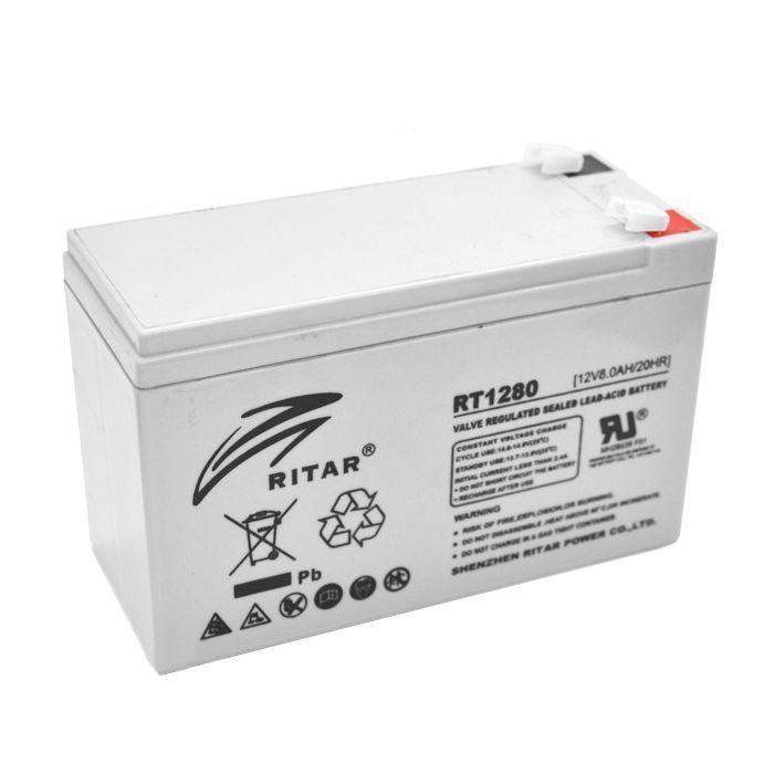 Батарея к ИБП Ritar AGM RT1280, 12V-8Ah (RT1280)