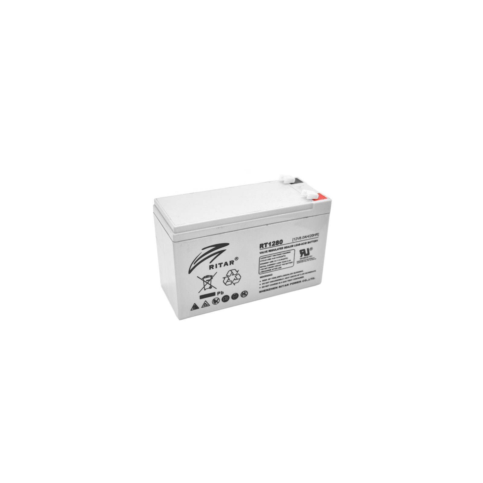 Батарея до ДБЖ Ritar AGM RT1280, 12V-8Ah (RT1280)