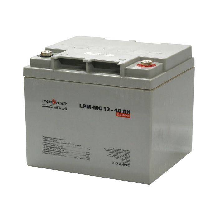 Батарея к ИБП LogicPower LPM MG 12В 40Ач (3874)