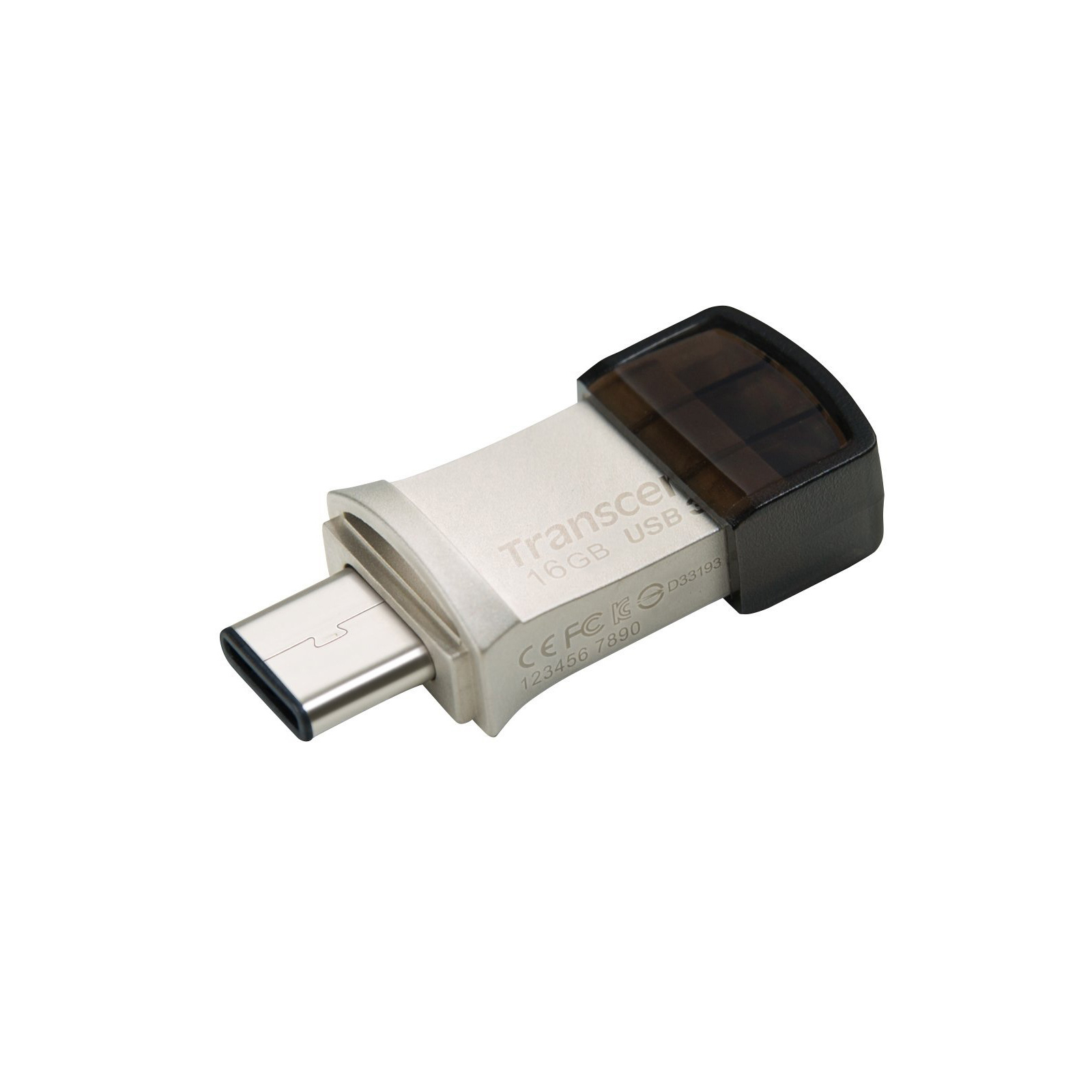 USB флеш накопичувач Transcend 16GB JetFlash 890S Silver USB 3.1 (TS16GJF890S) зображення 3
