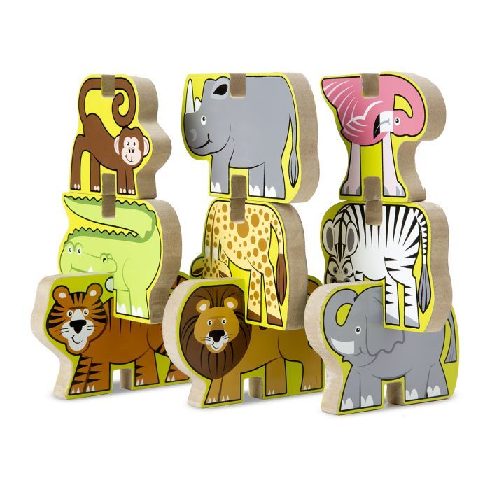 Развивающая игрушка Melissa&Doug Деревянная головоломка-укладка Сафари (MD9024) изображение 2