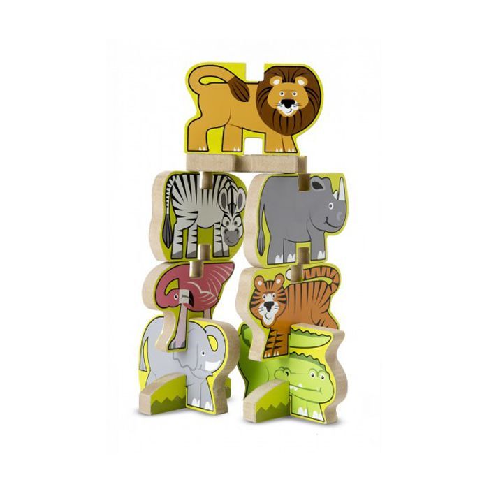 Развивающая игрушка Melissa&Doug Деревянная головоломка-укладка Сафари (MD9024) изображение 3
