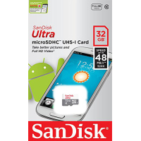 Карта памяти SanDisk 32GB microSDHC class10 UHS-I (SDSQUNB-032G-GN3MN) изображение 3