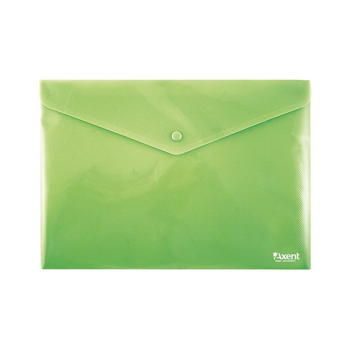 Папка - конверт Axent А4, textured plastic, green (1412-25-А)