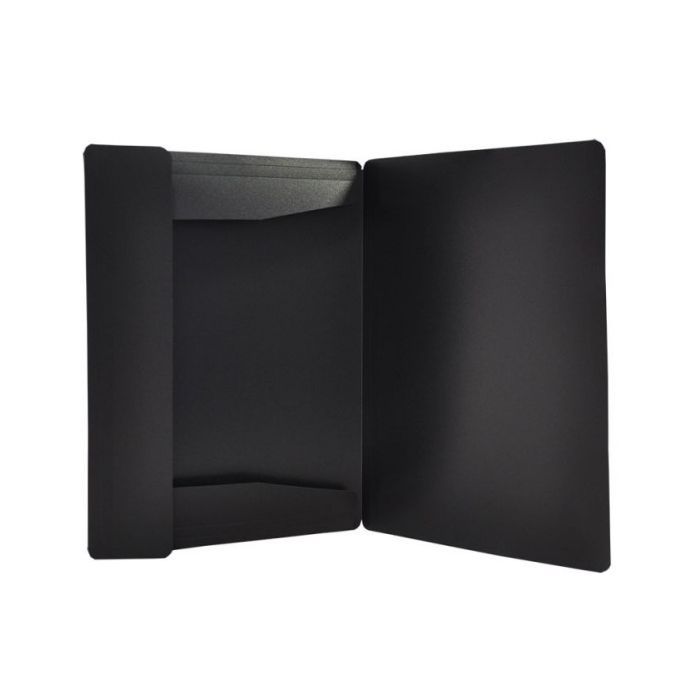 Папка на резинках Buromax А4, JOBMAX, black (BM.3911-01) изображение 2